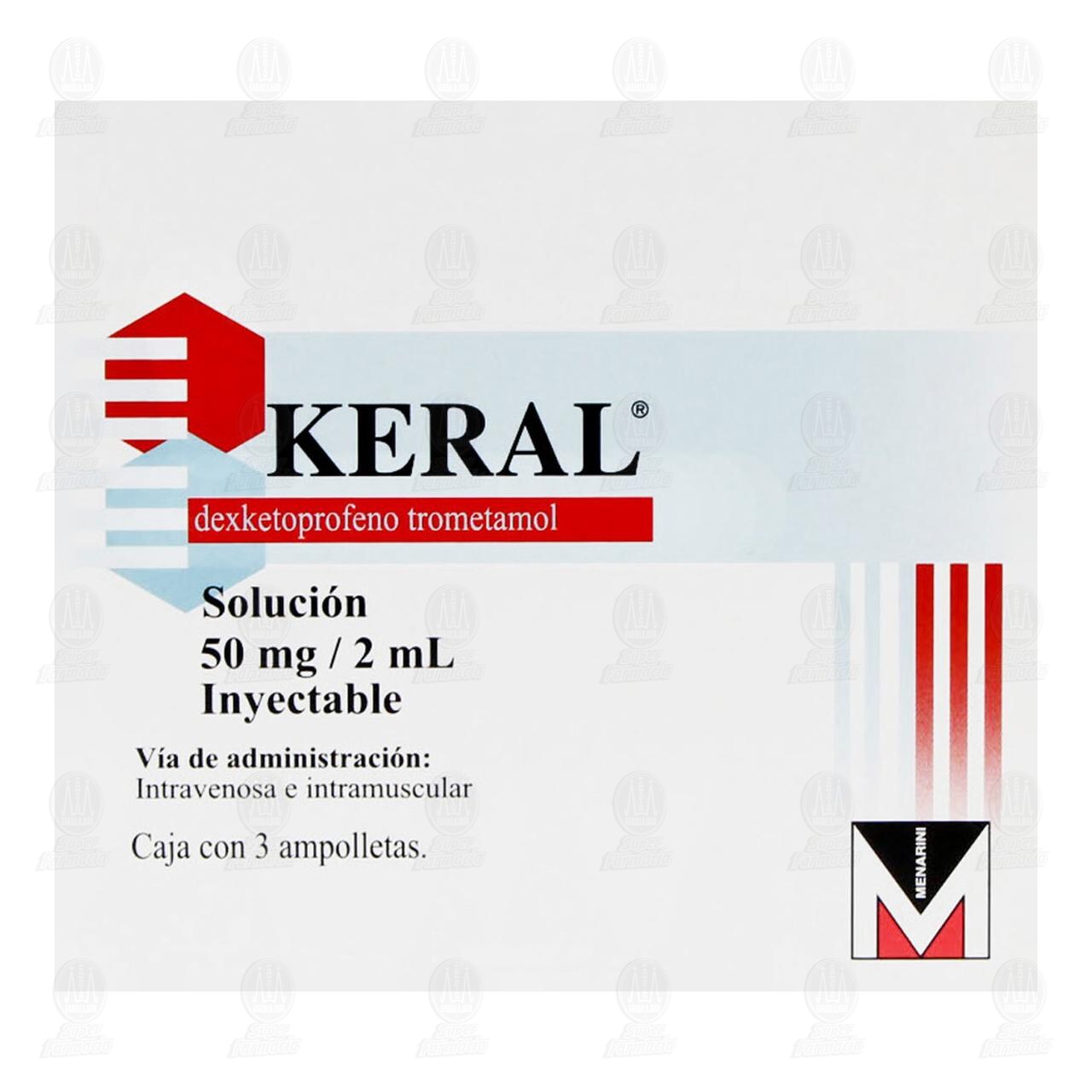 Keral 50mg/2ml Soluci&oacute;n Inyectable 3 Ampolletas, 2 ml c/u. image number 1