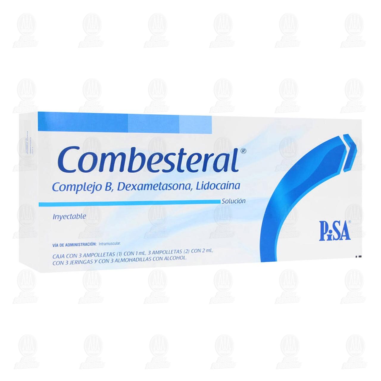 Combesteral Solución Inyectable, 3 Ampolletas/1ml 3 Ampolletas/2ml 3 Jeringas.