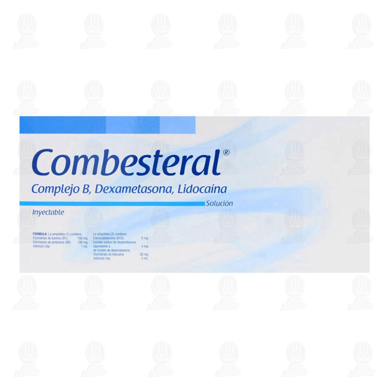 Combesteral Solución Inyectable, 3 Ampolletas/1ml 3 Ampolletas/2ml 3 ...