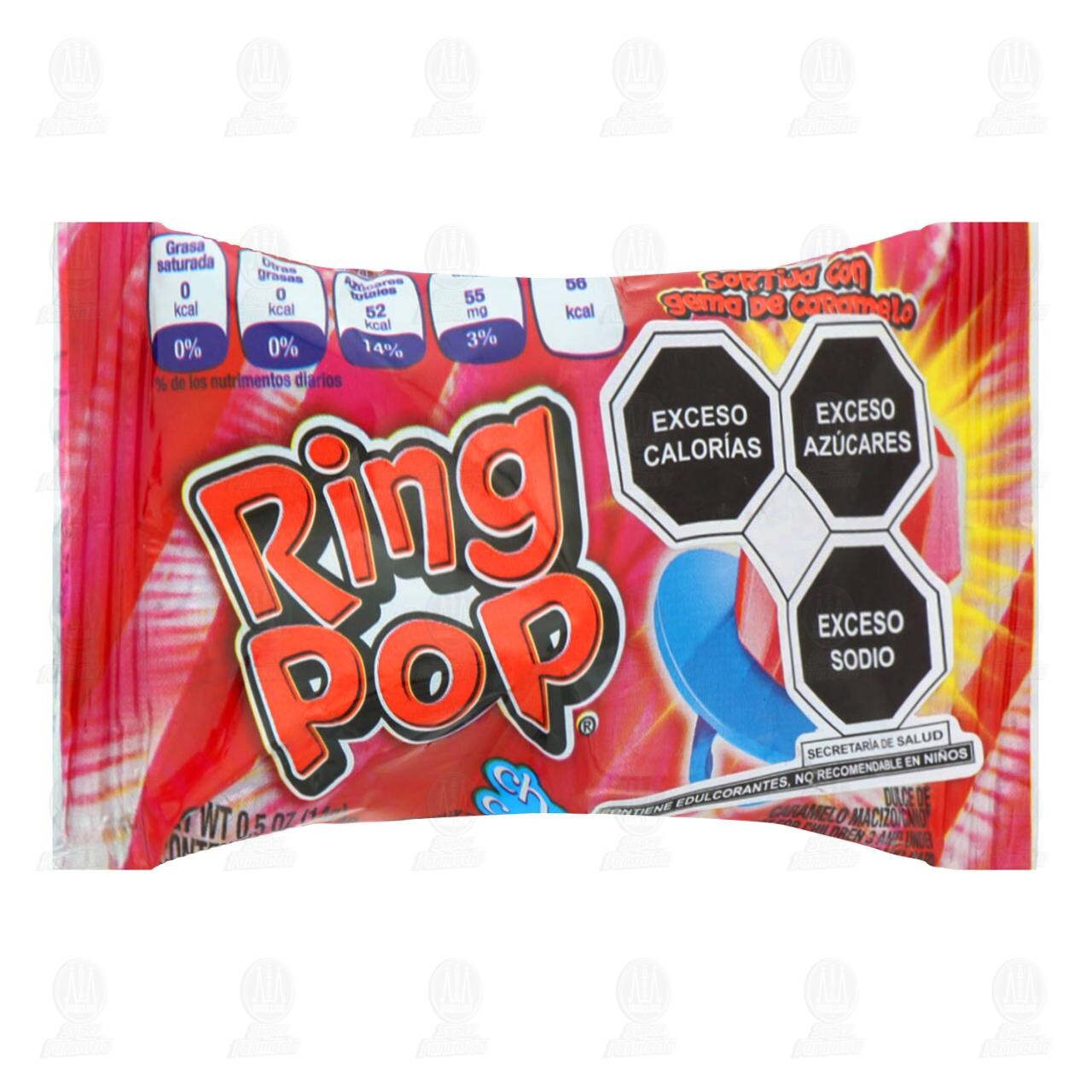 Caramelo Ring Pop Varios Sabores, 14 gr. image number 0
