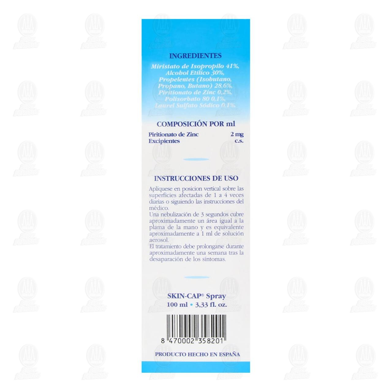 Skin-Cap Spray para la Descamaci&oacute;n de la Piel y el Cuero Cabelludo, 100 ml. image number 2