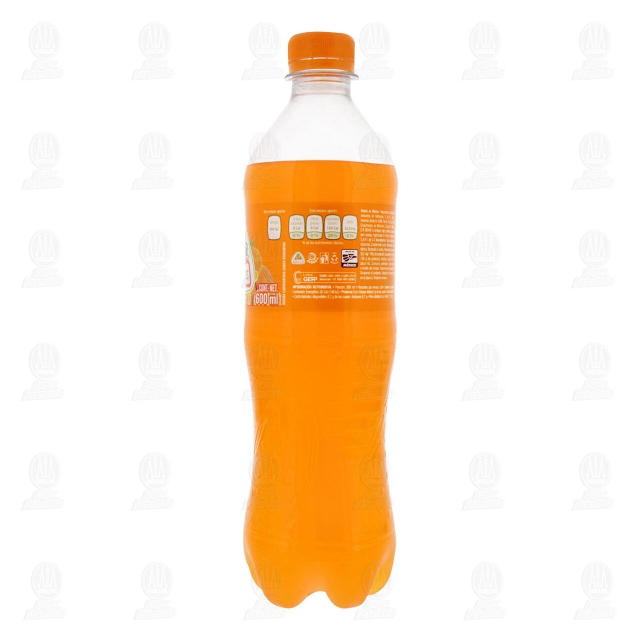 Refresco Jarritos Sabor Mandarina, 600 ml. image number 2
