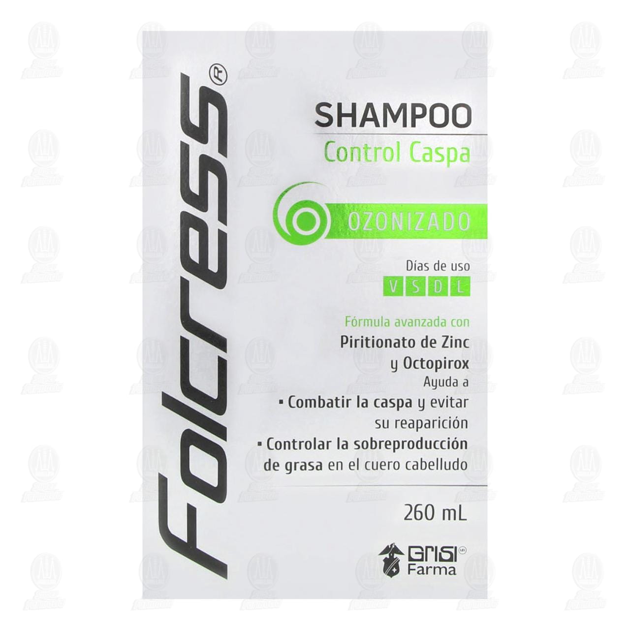 Shampoo Folcress Control Caspa, 260 ml. image number 1