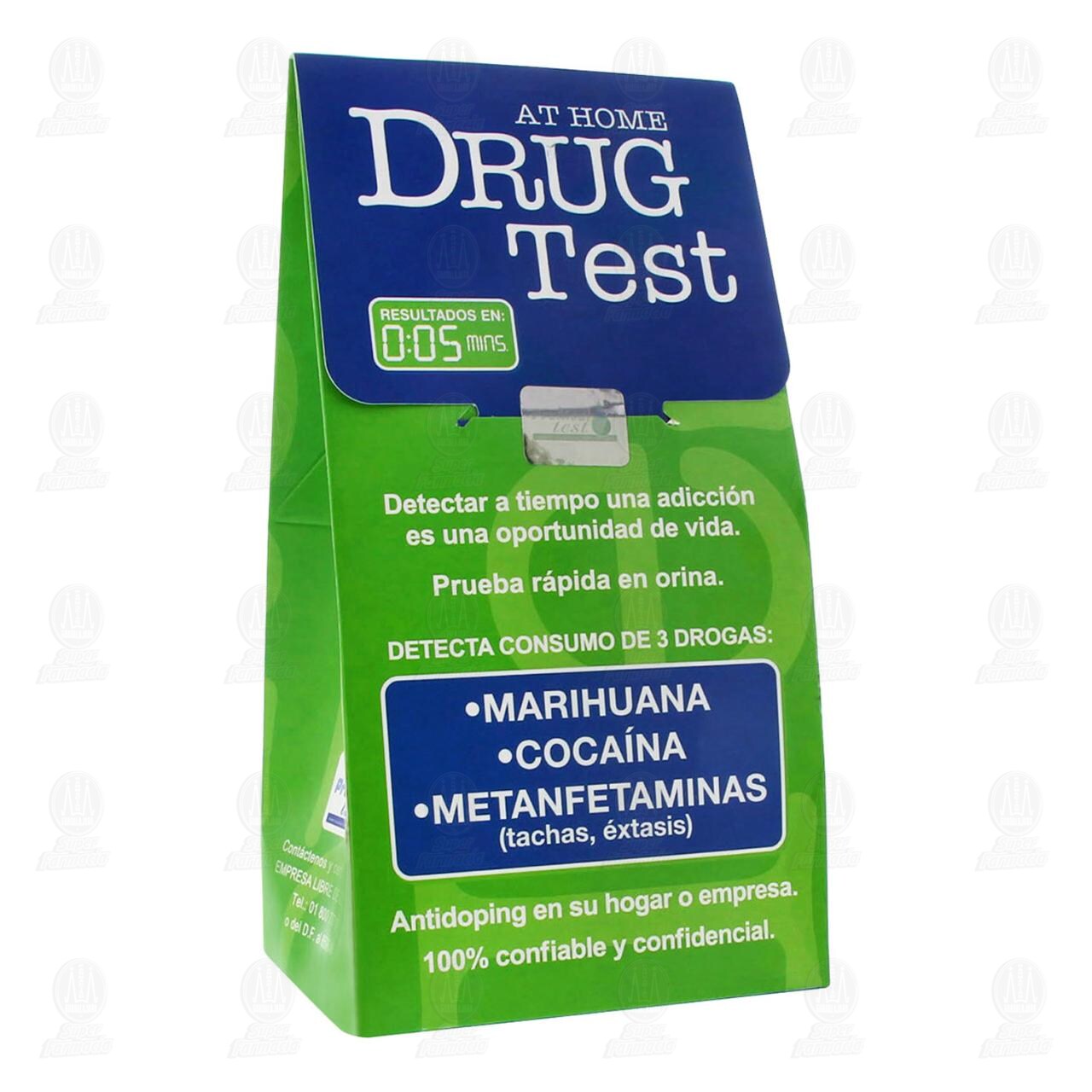 Drug Test Prueba Rápida en Orina Detecta Consumo de 3 Drogas Smart Club