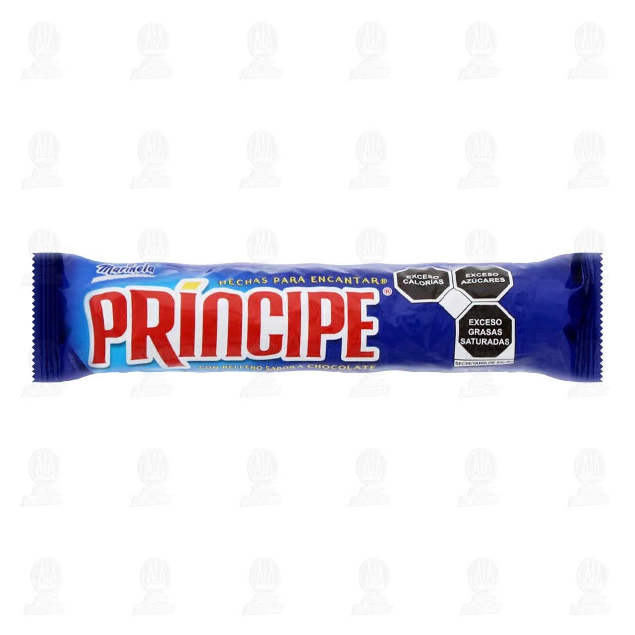 Imagen para Galletas Príncipe Marinela con Relleno Sabor a Chocolate, 147 gr.