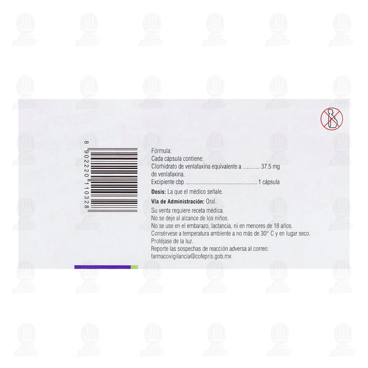 Vextor 37.5 mg, 15 C&aacute;psulas. image number 2