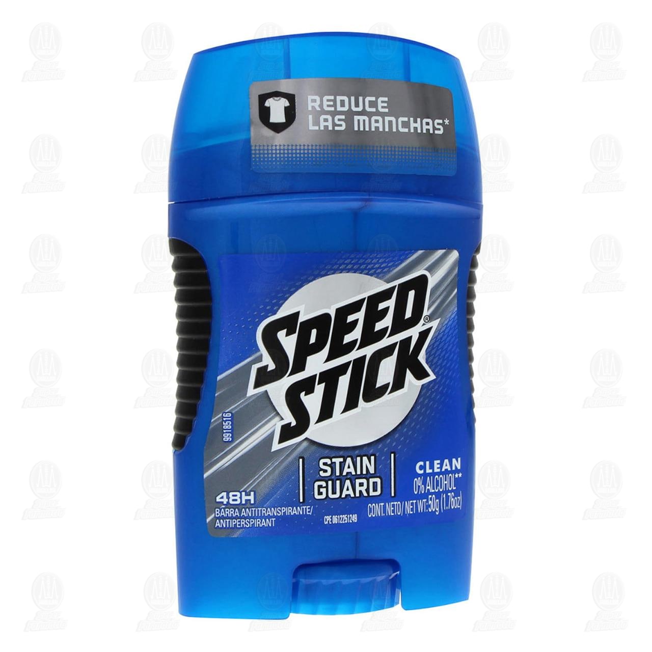 Imagen para Antitranspirante Speed Stick Stainguard en Barra, 50 gr.