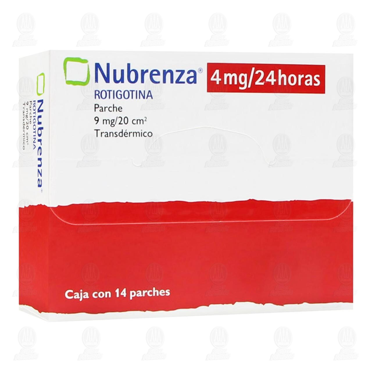 Nubrenza 4mg/24h con 14 Parches.