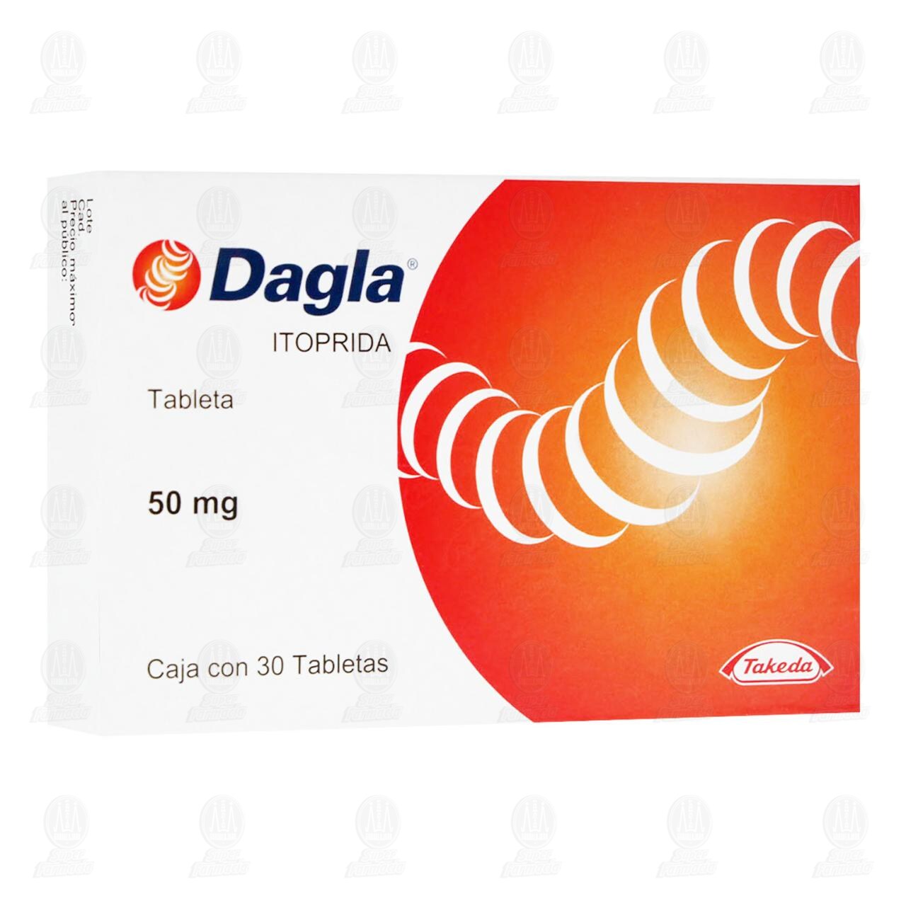 Dagla 50 mg, 30 Tabletas. image number 0