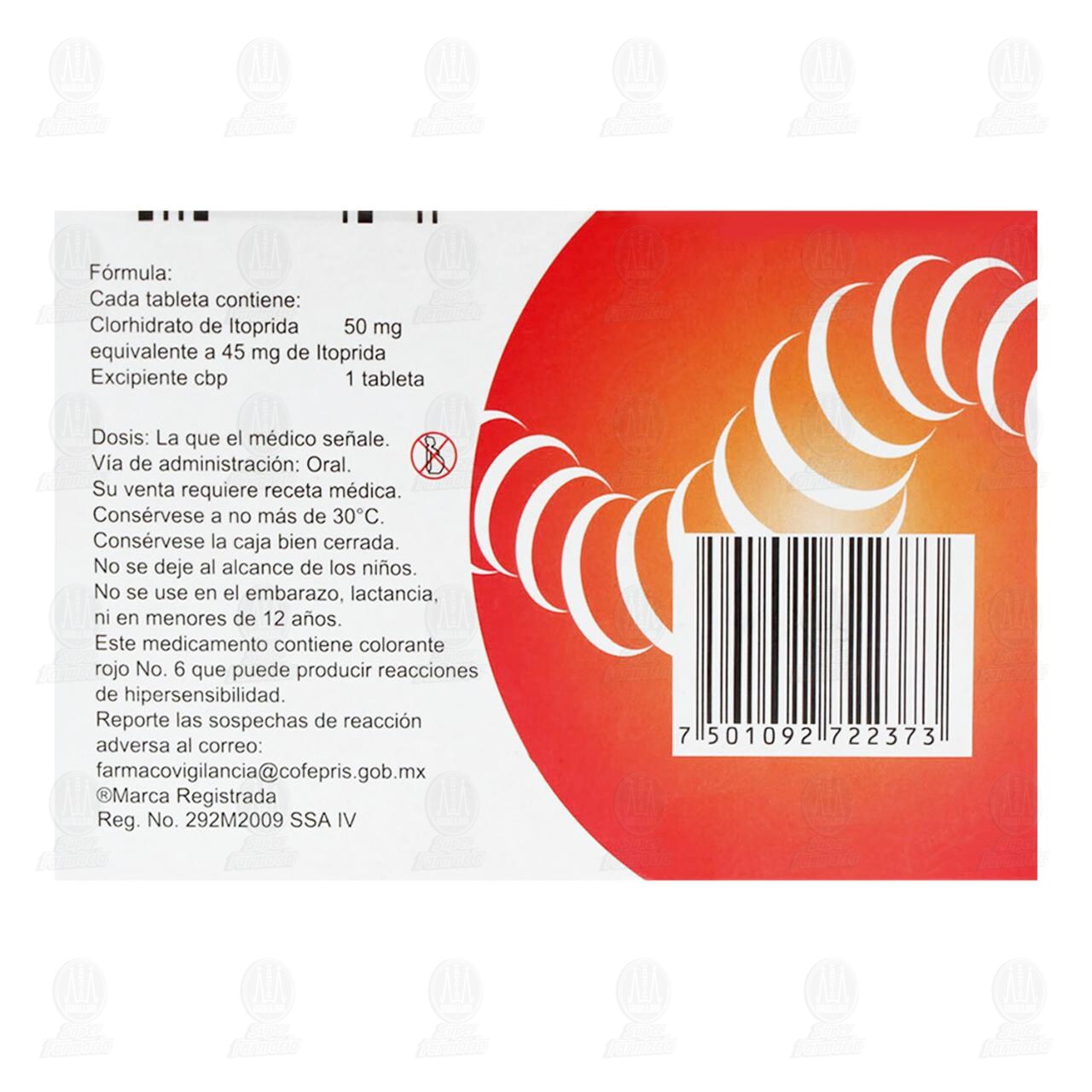 Dagla 50 mg, 30 Tabletas. image number 2