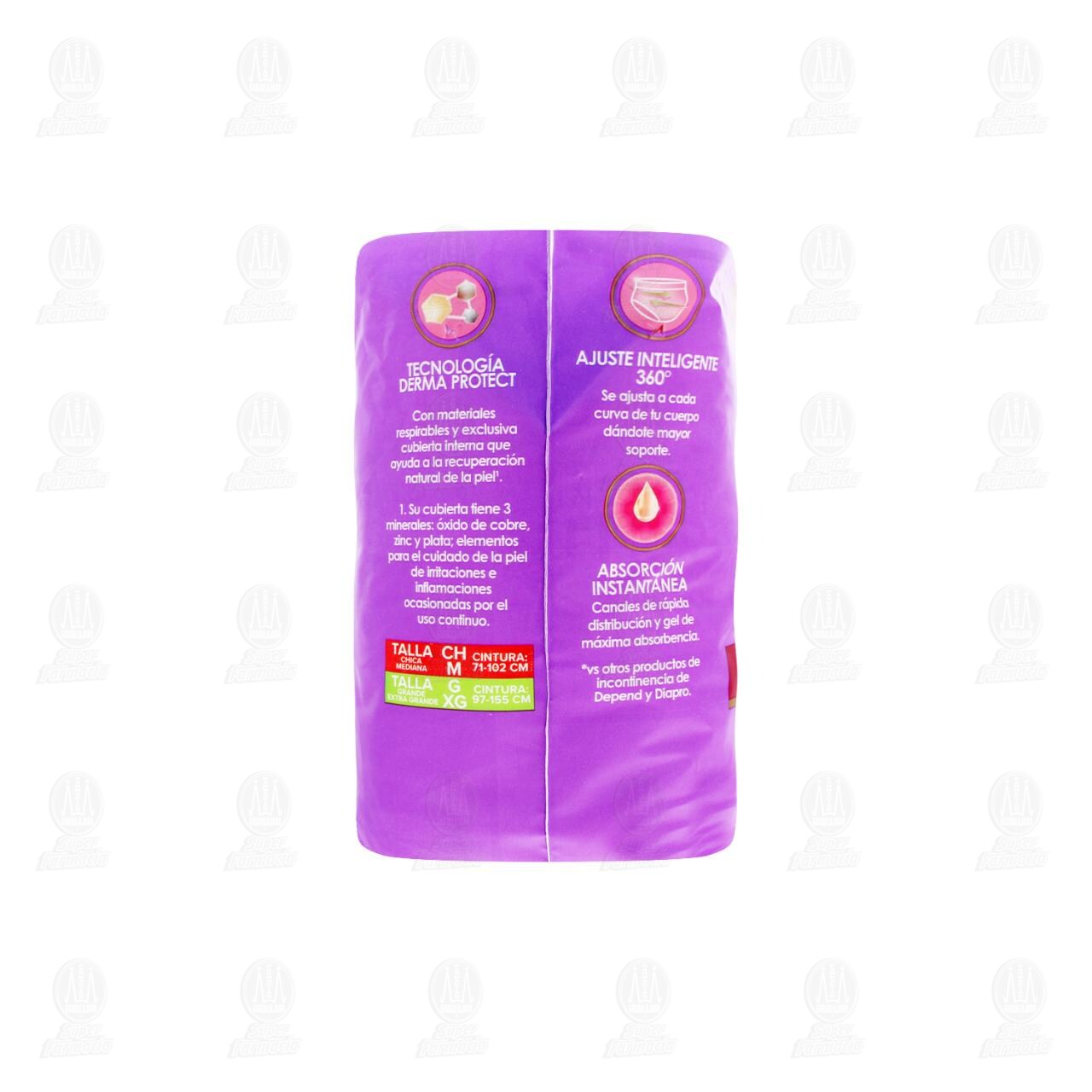 Ropa Interior Depend Mujer Talla CH-M, 15 pzas. image number 2