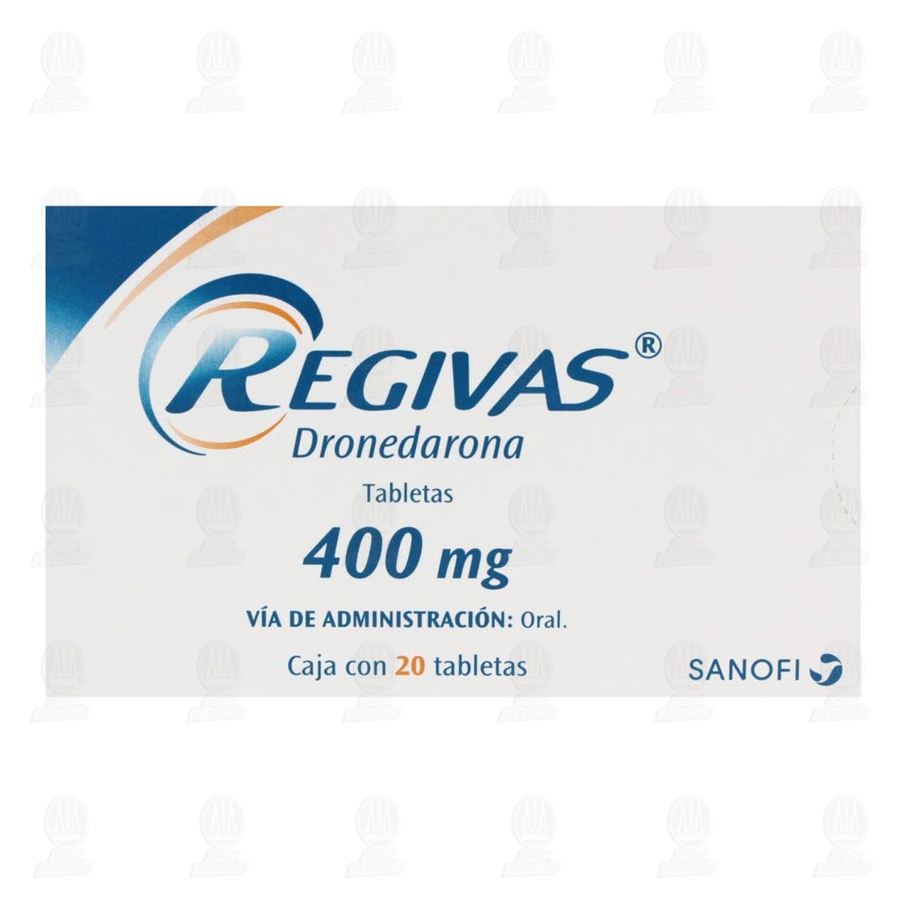 Regivas 400 mg, 20 Tabletas. image number 1