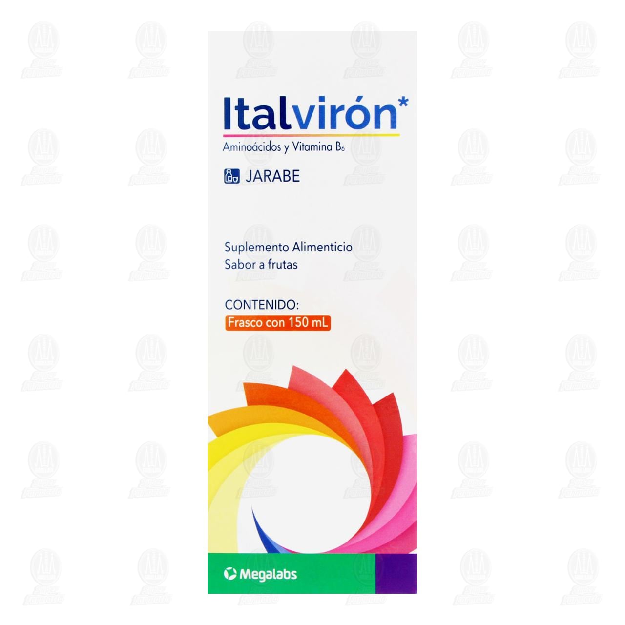 Italvir&oacute;n Jarabe Sabor a Frutas, 150 ml. image number 1