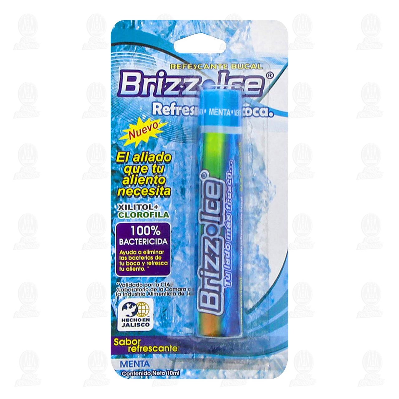 Refrescante Bucal Brizz Ice con Xilitol + Clorofila, 1 pz.