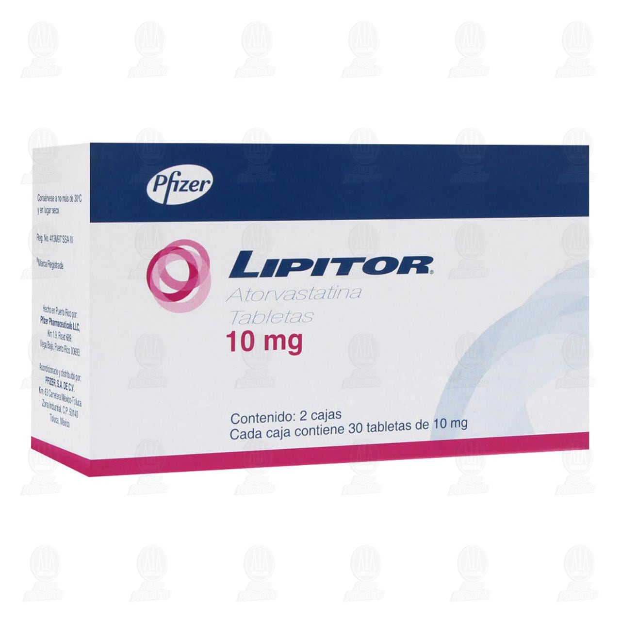 Imagen para Lipitor 10mg 30 Tabletas 1+1 Promoción
