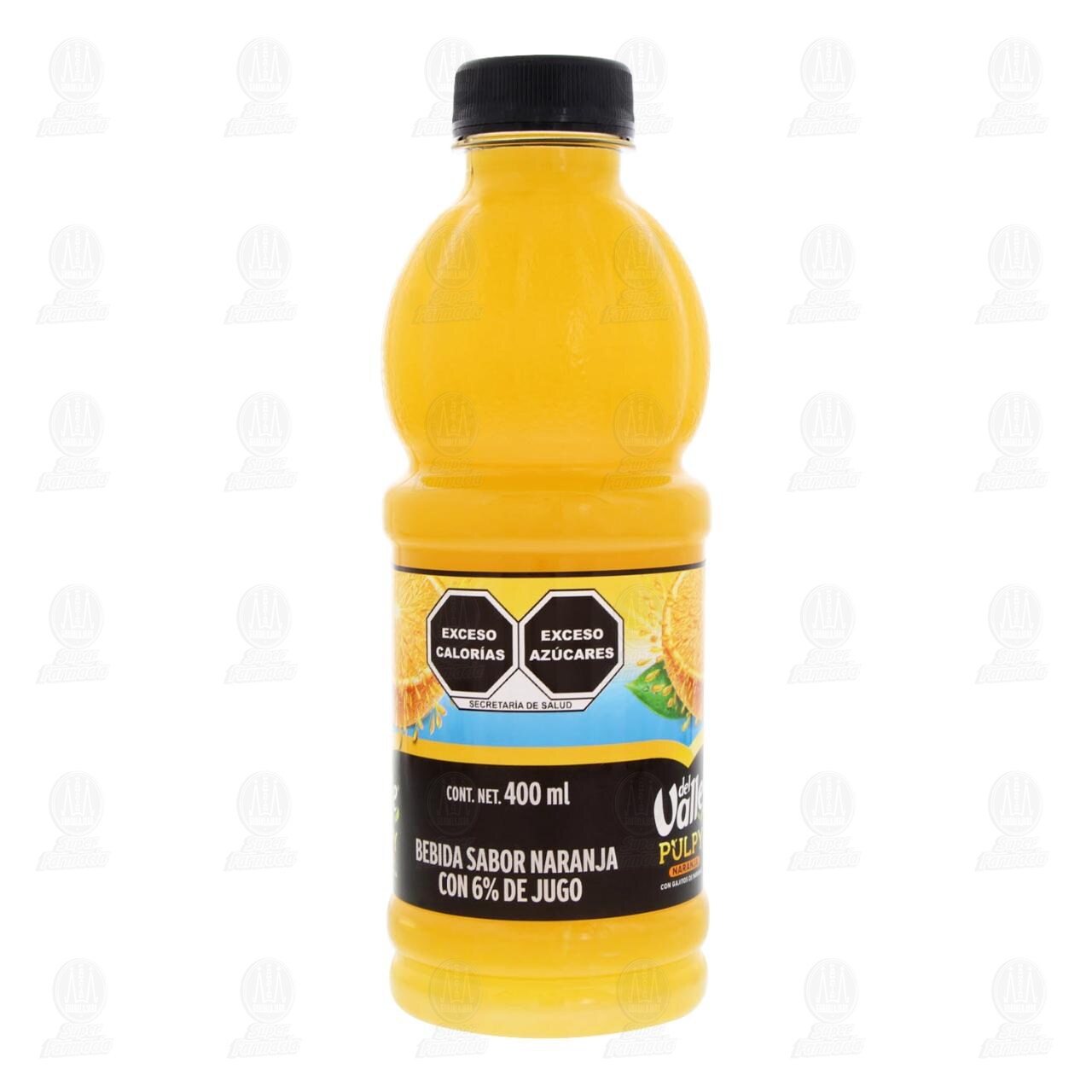 Bebida del Valle Pulpy Naranja, 400 ml. image number 2