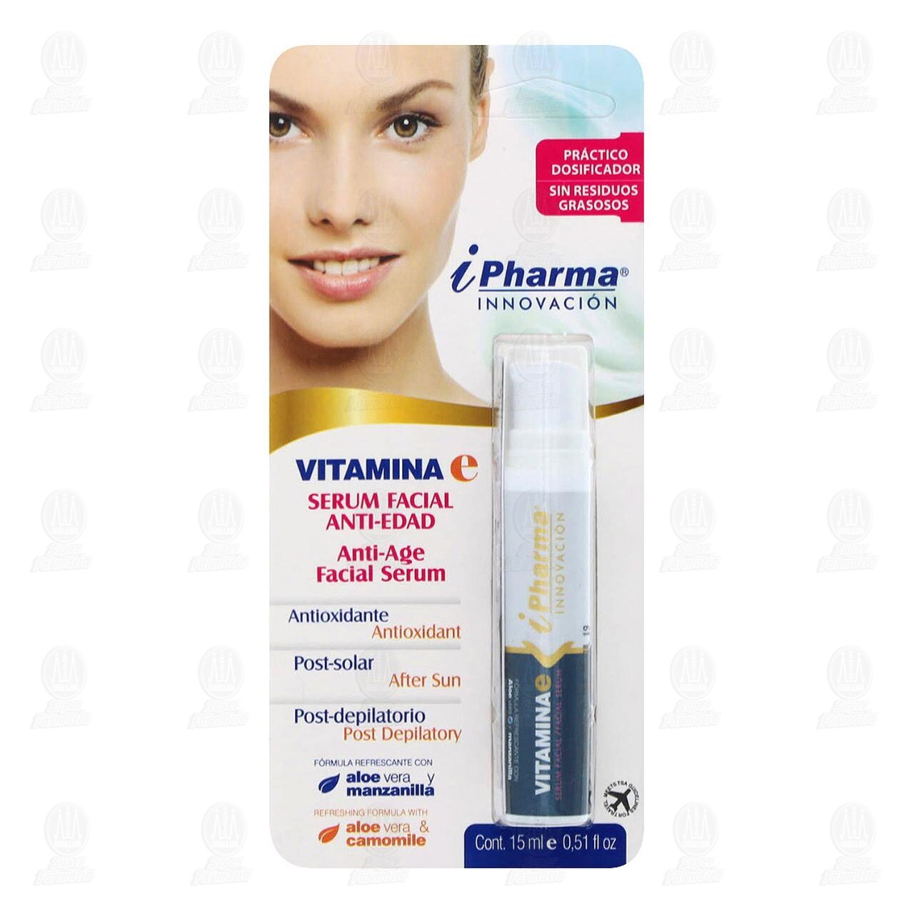 Serum Vitamina E Facial, 15 ml. image number 0