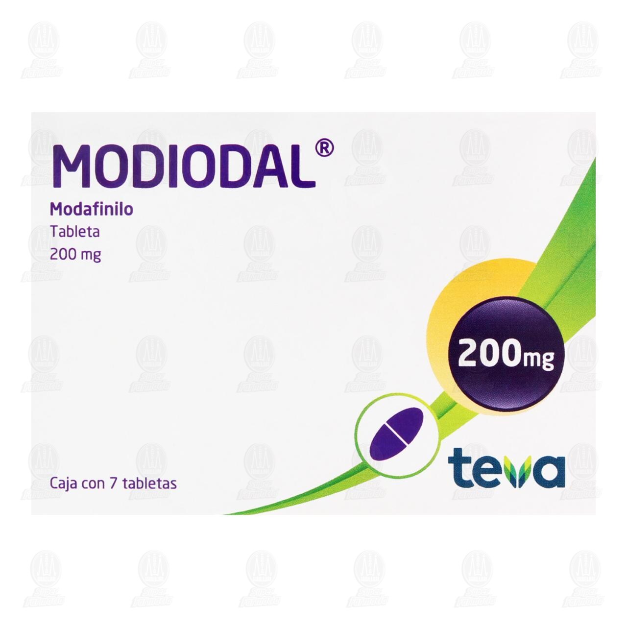 Modiodal 200 mg, 7 Tabletas. image number 1
