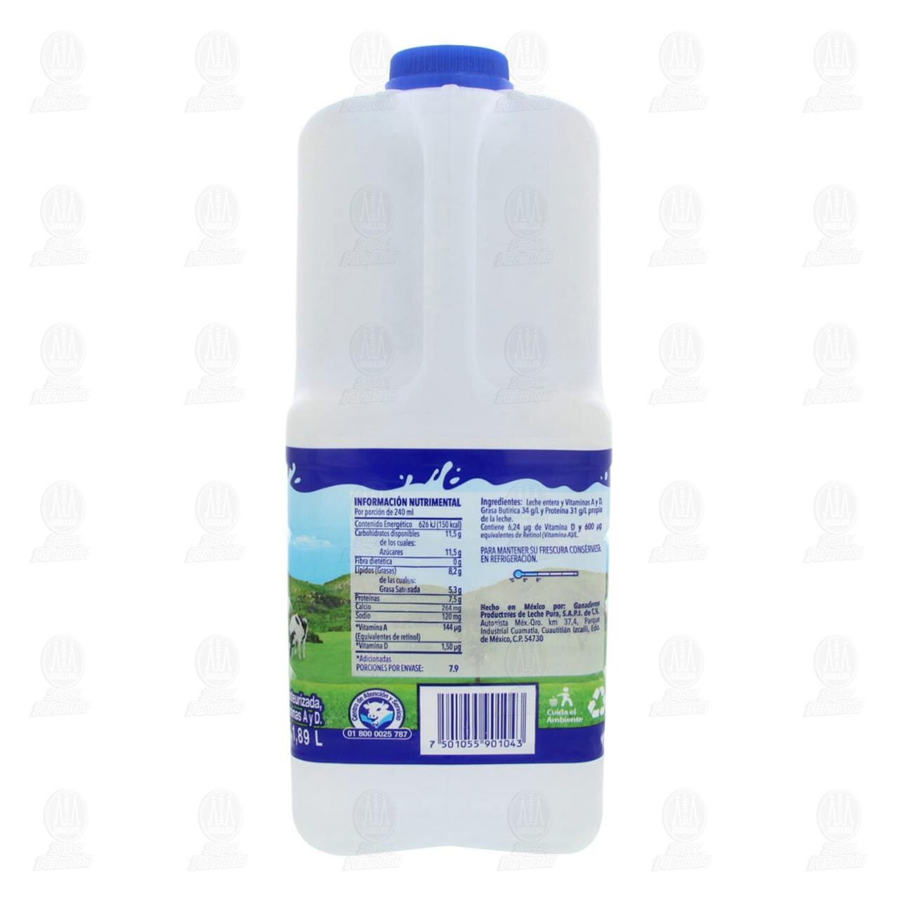 Leche Cl&aacute;sica Alpura Pasteurizada, 1.89 l. image number 3