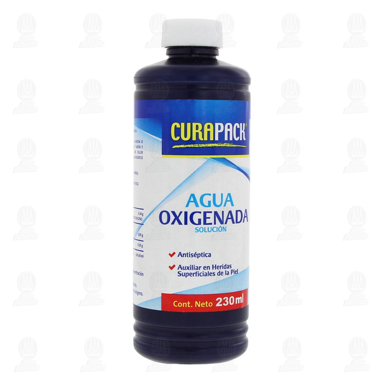 Agua Oxigenada Curapack, 230 ml. image number 0