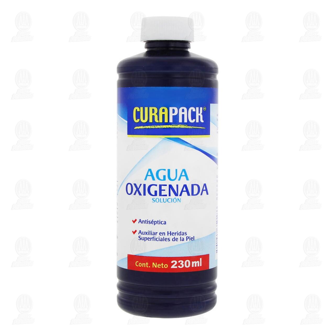 Agua Oxigenada Curapack, 230 ml. image number 1