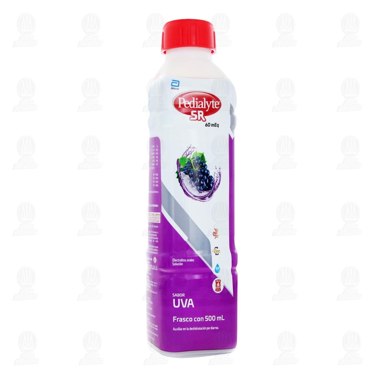 Imagen para Electrolitos Orales Pedialyte SR 60mEq Sabor Uva 500ml