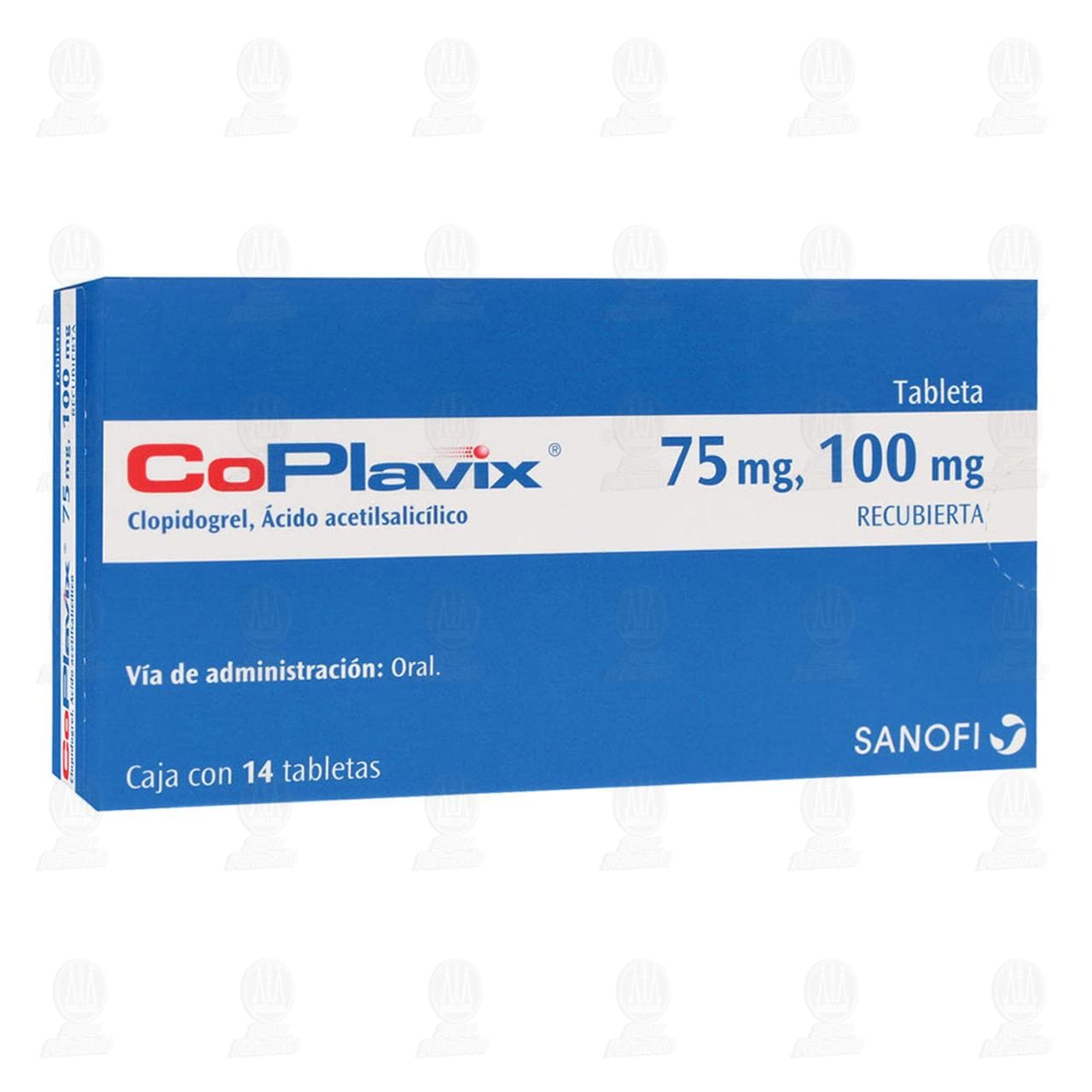 Imagen para Clopidogrel, Ácido Acetilsalicílico Tableta