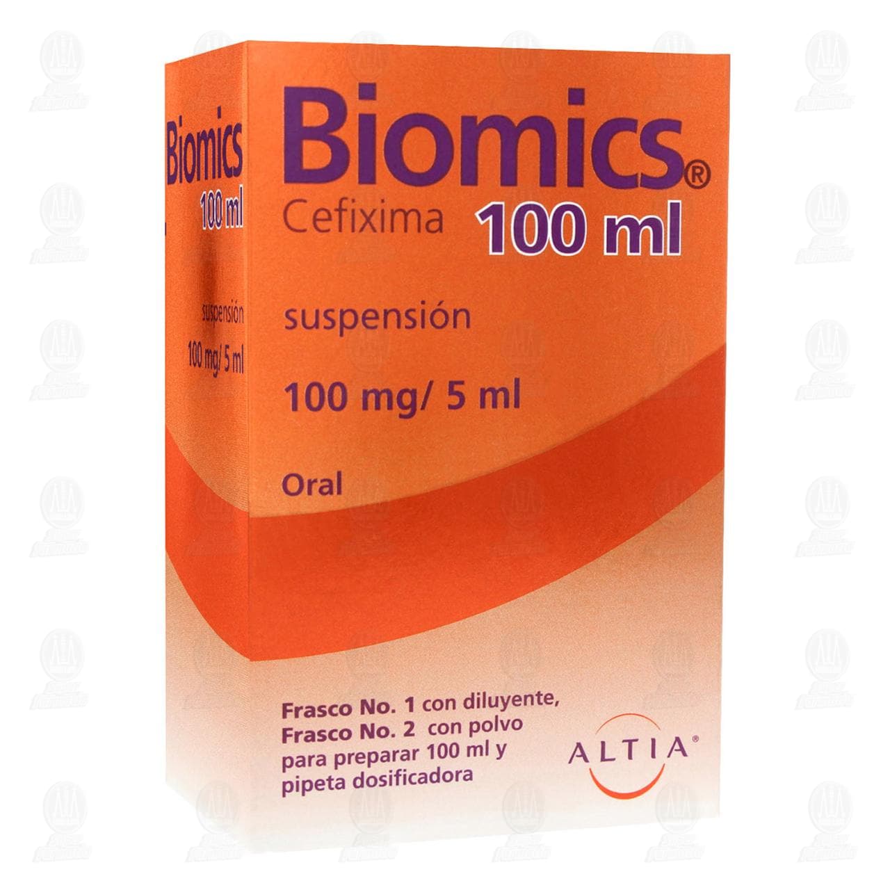Biomics 100mg/5ml, Suspensi&oacute;n 100 ml. image number 0