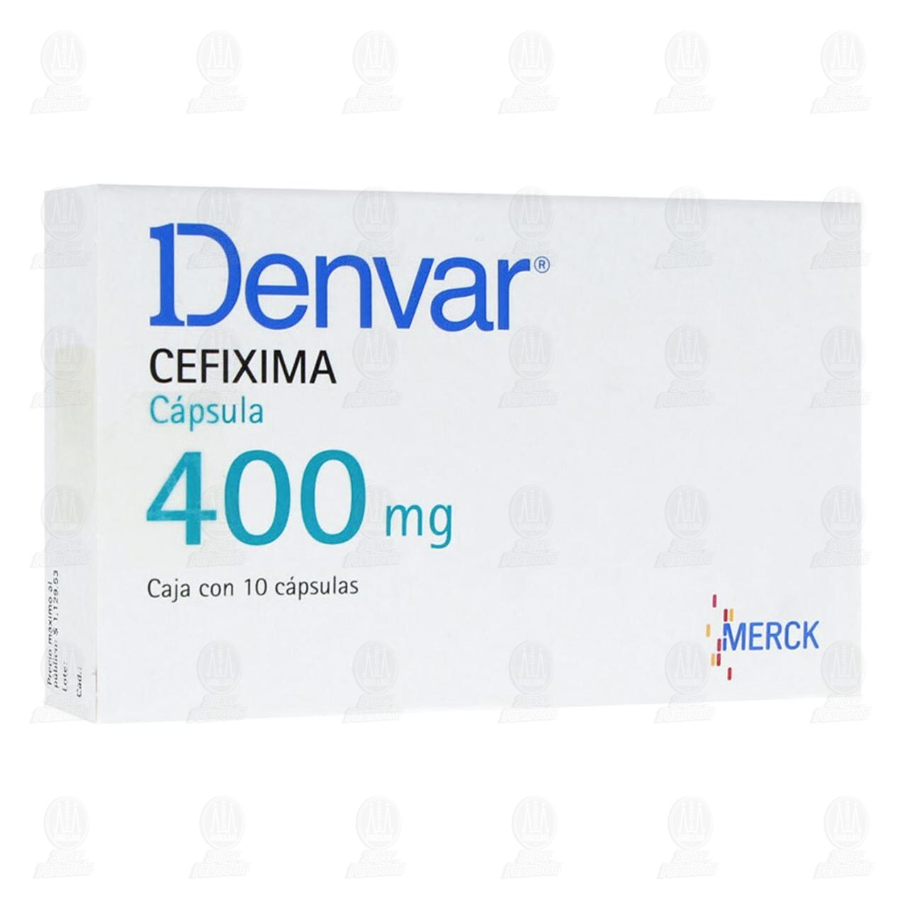 Denvar 400 mg, 10 C&aacute;psulas. image number 0