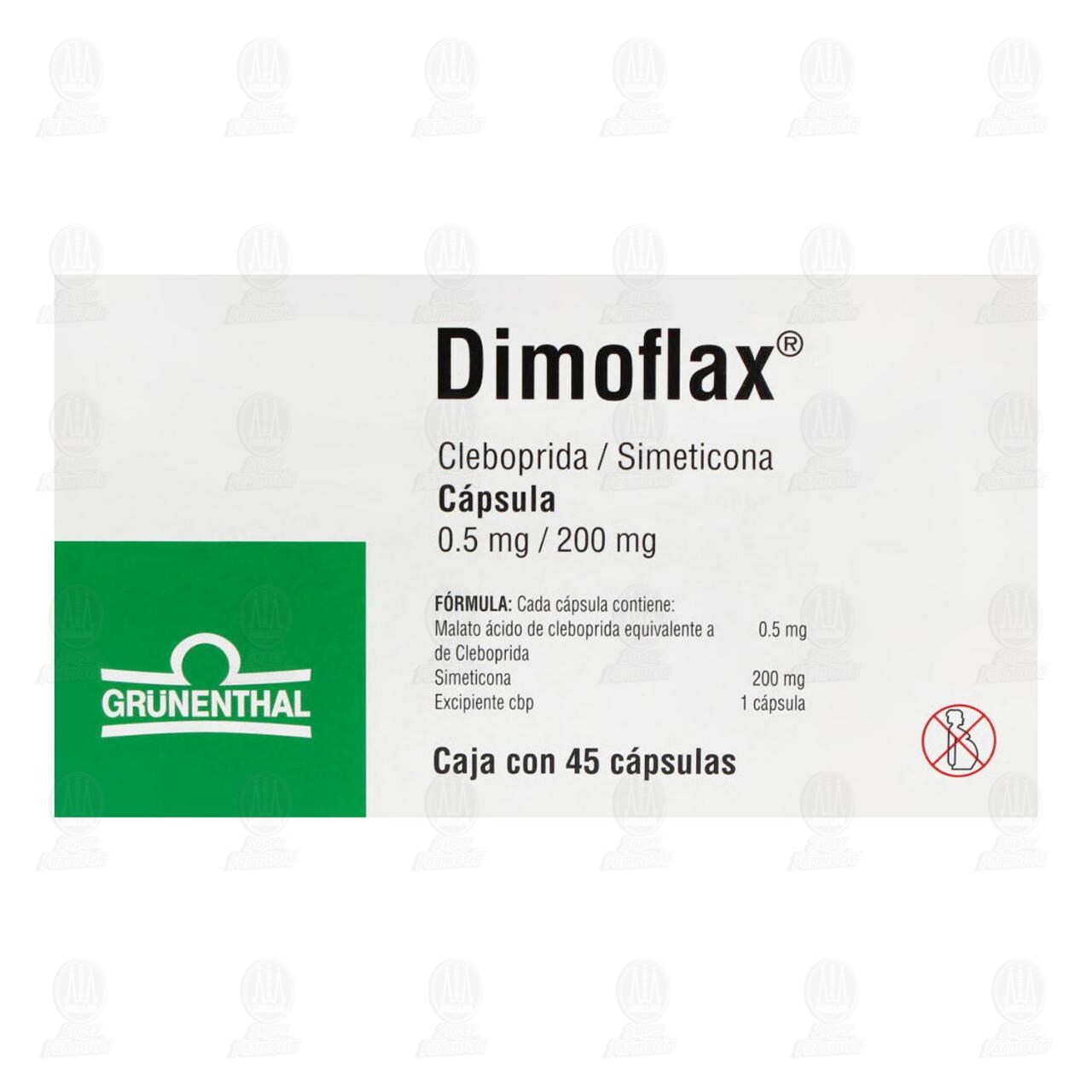 Dimoflax 0.5mg/200mg, 45 Cápsulas. image number 2