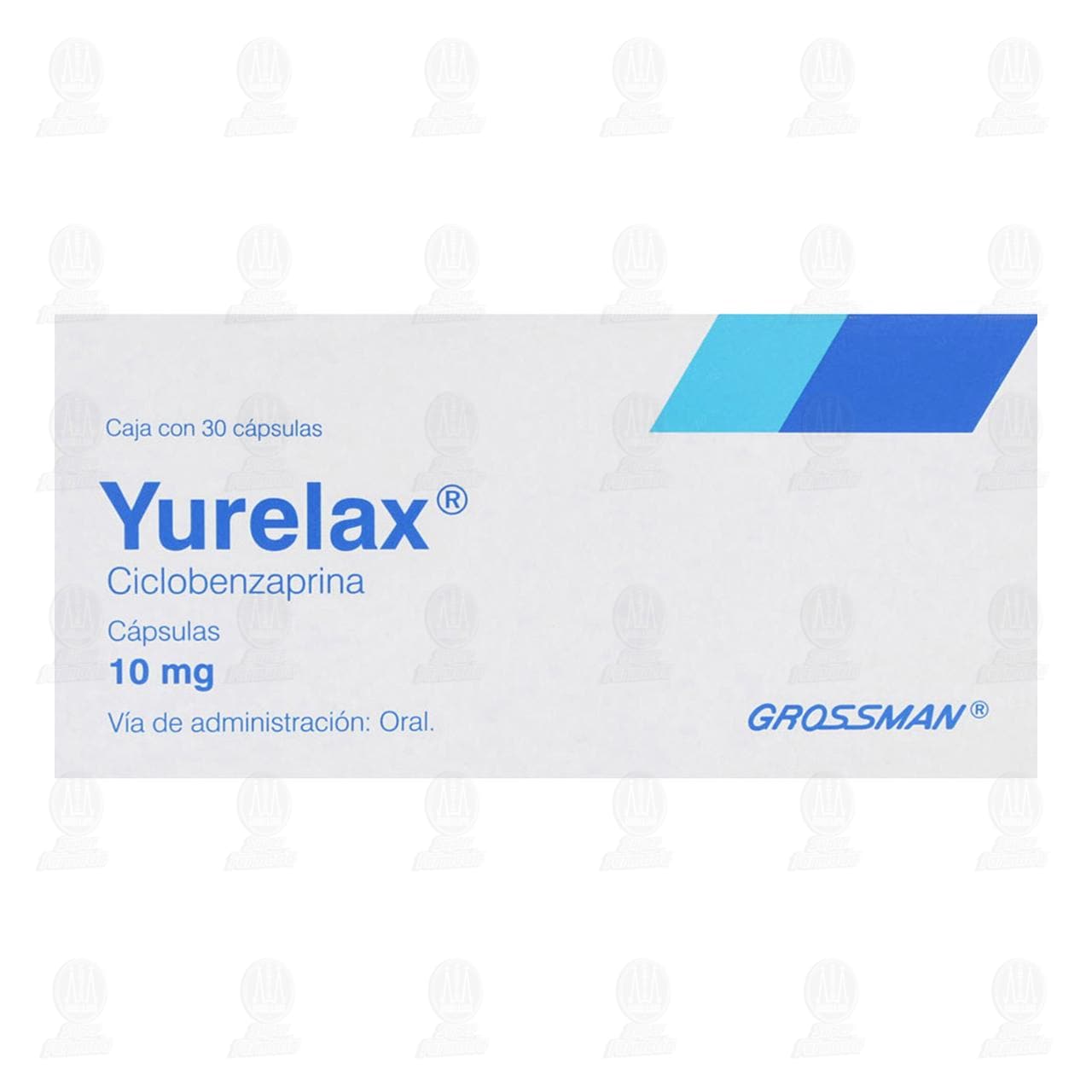 Yurelax 10 mg, 30 C&aacute;psulas. image number 1