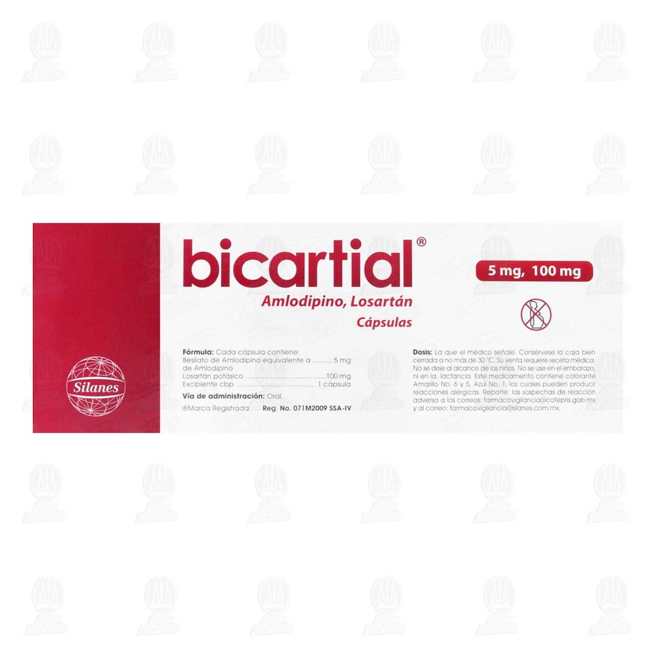 Bicartial 5mg/100mg, 14 C&aacute;psulas. image number 2