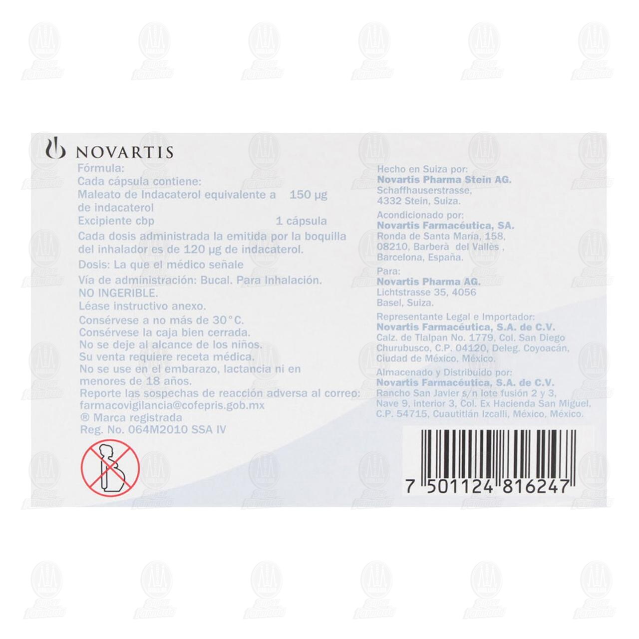 Onbrize Breezhaler 150 mcg, 30 C&aacute;psulas. image number 2