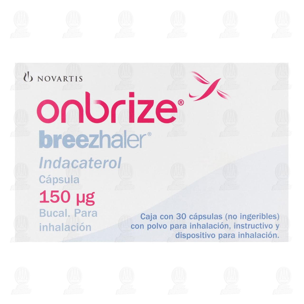 Onbrize Breezhaler 150 mcg, 30 C&aacute;psulas. image number 1