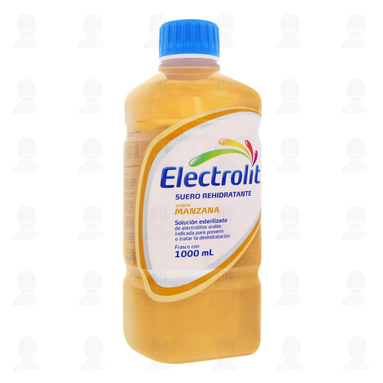 Suero Rehidratante Electrolit Sabor Manzana, 1000 ml.