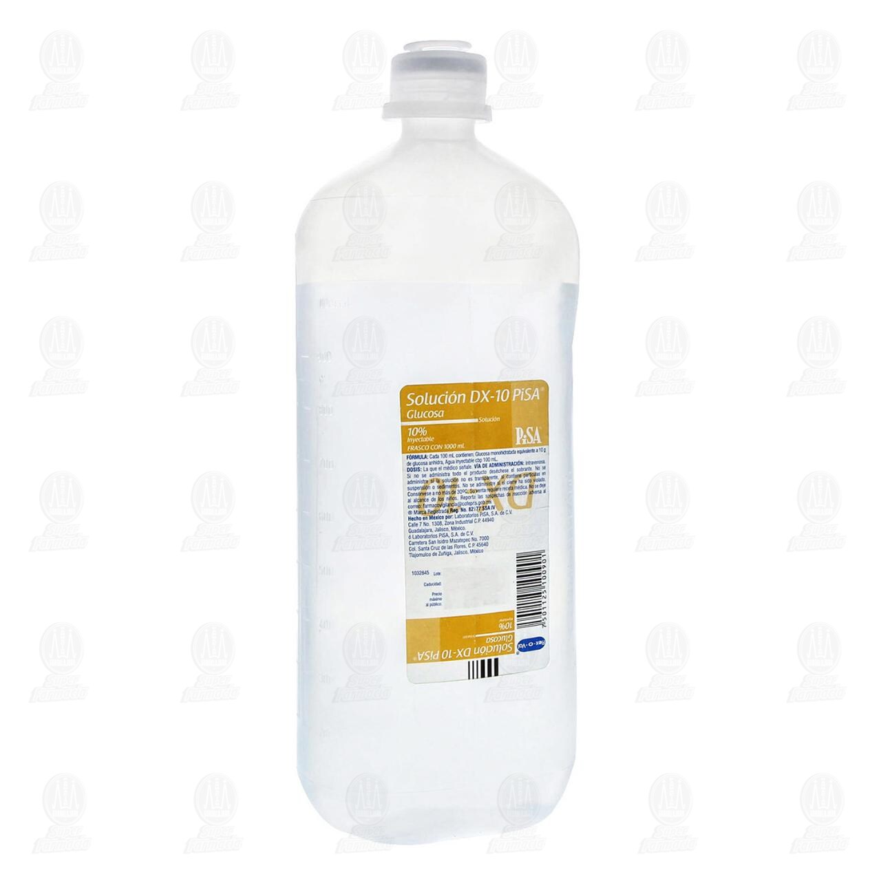 Soluciòn Dextrosa 10% Solución, 1000 ml.