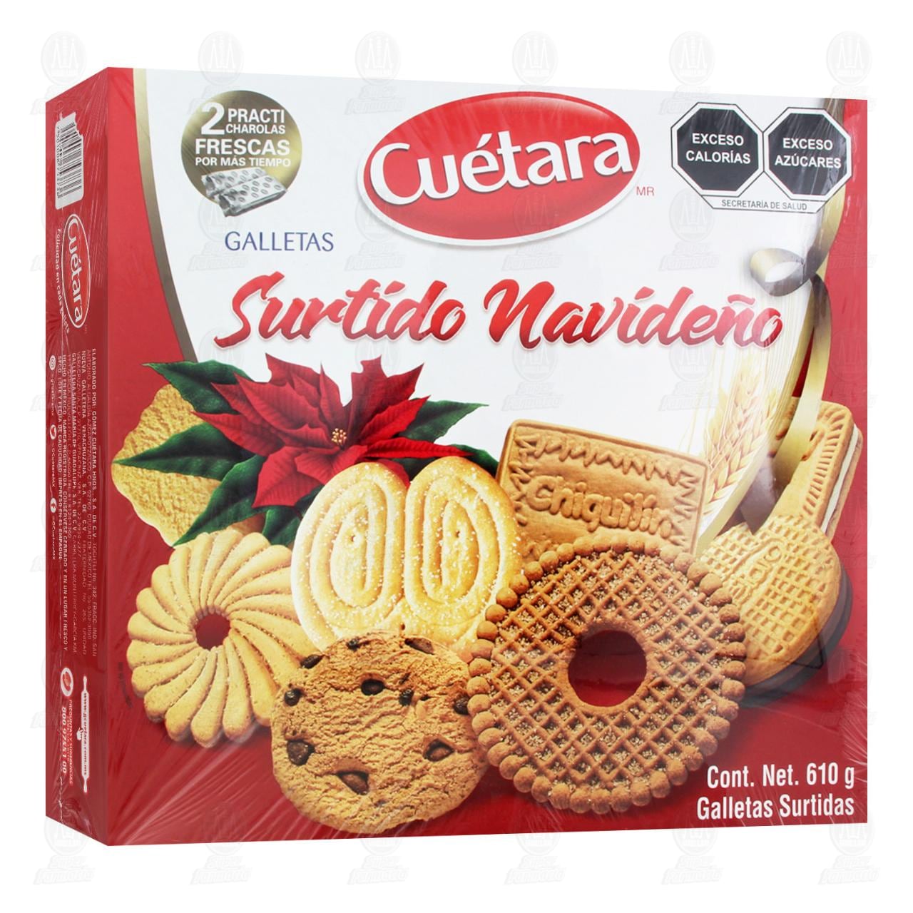 Imagen para Galletas Cuétara Surtido Navideño, 610 gr.