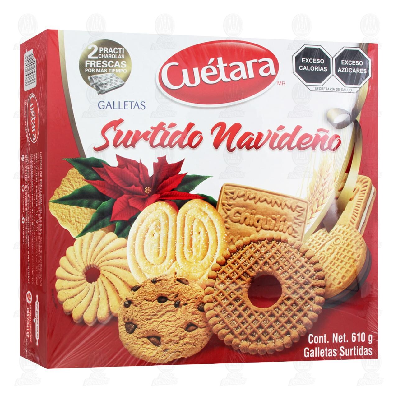 Galletas Cuétara Surtido Navideño, 610 gr.