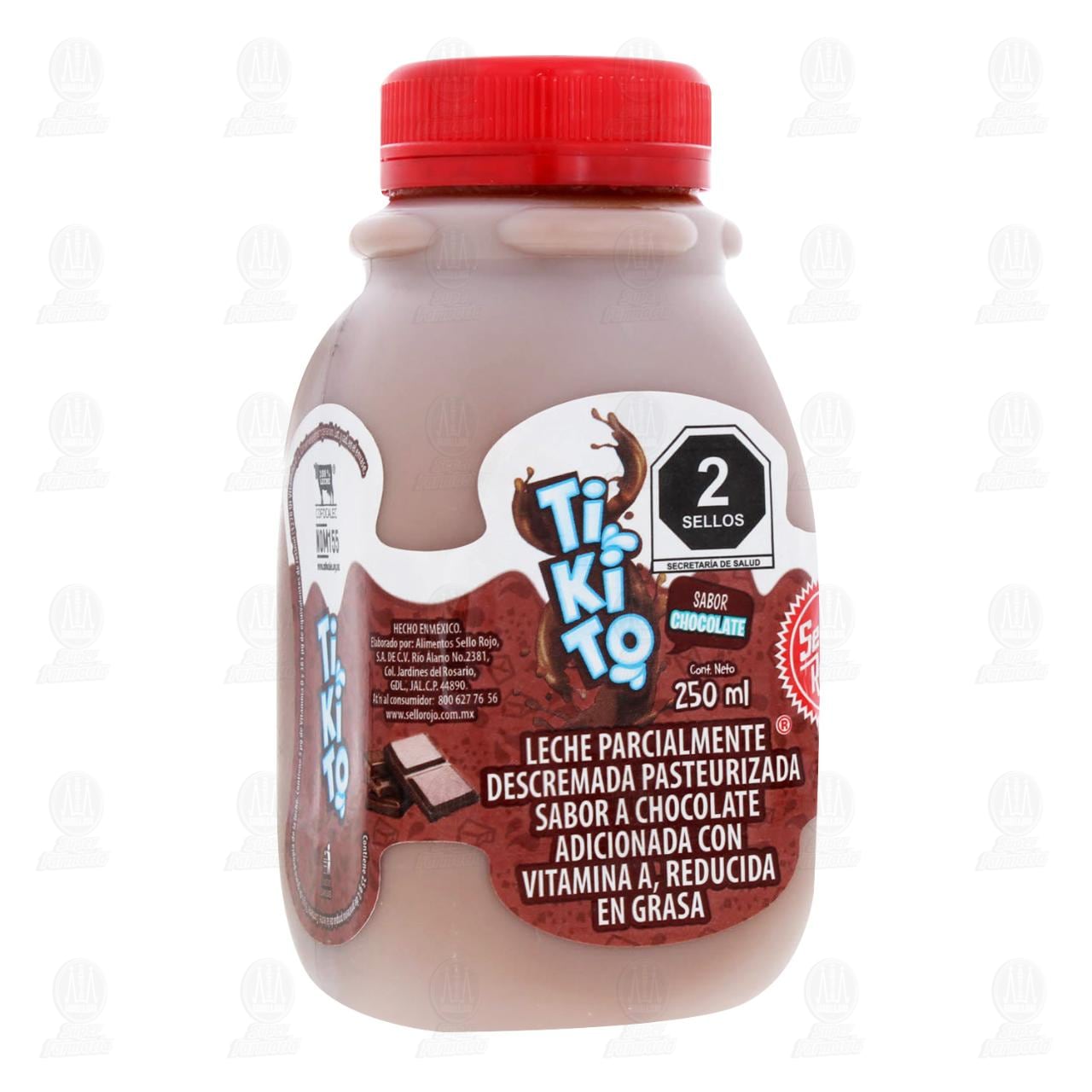 Leche Sello Rojo Tikito Sabor Chocolate, 250 ml. image number 0