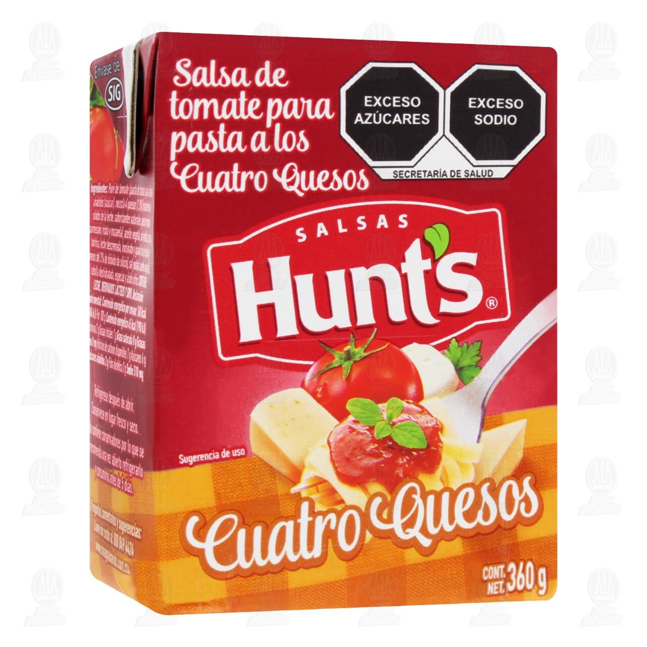 Salsa de Tomate Hunts para Pasta a Los Cuatro Quesos, 360 gr. image number 0
