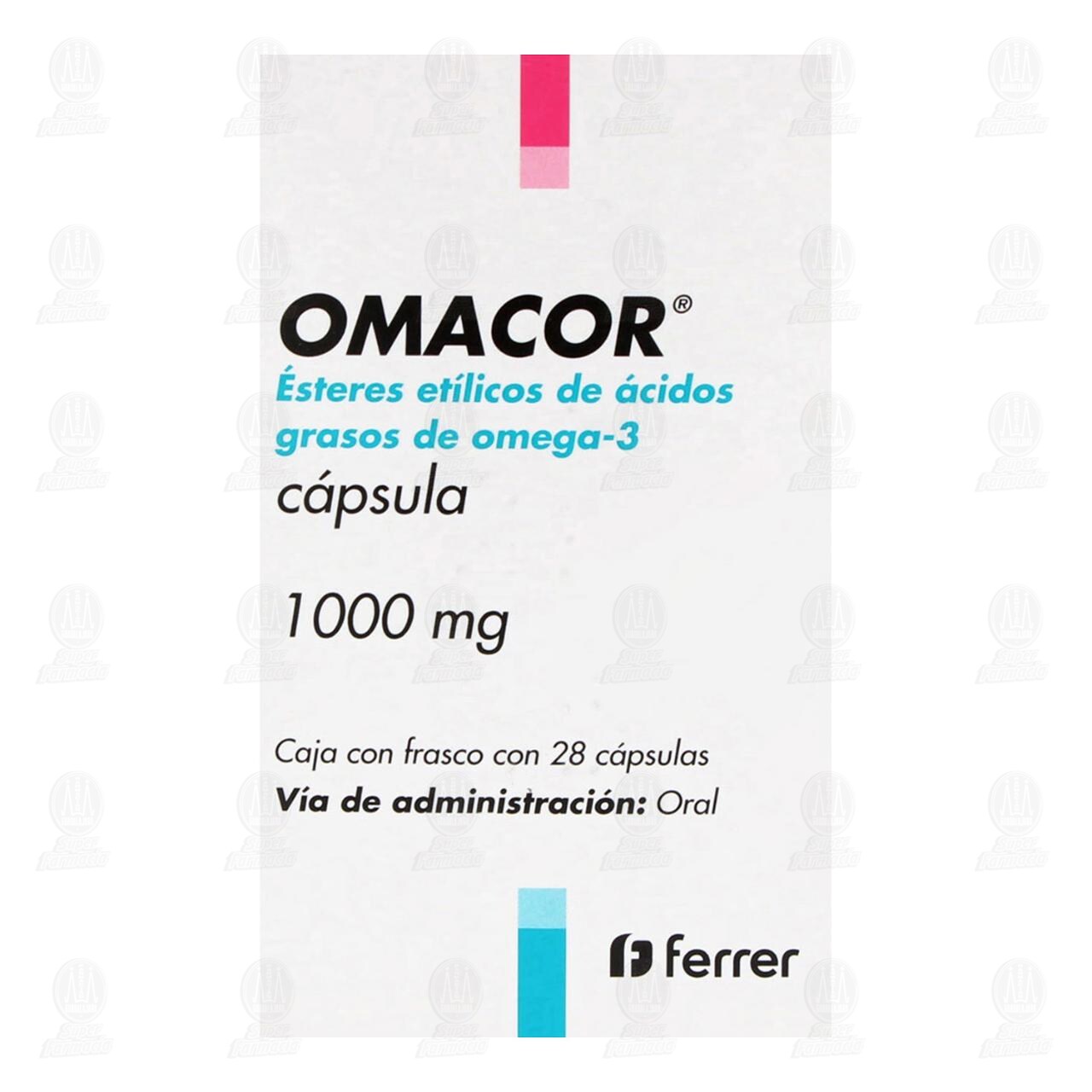 Omacor 1000 mg, 28 Cápsulas. image number 1