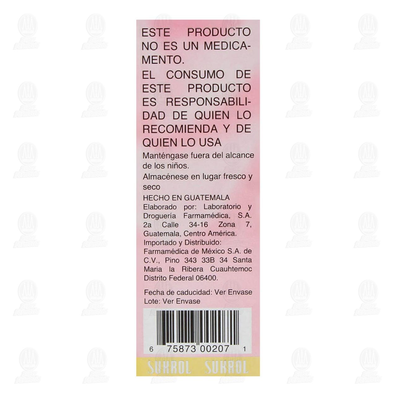 Sukrol Mujer, 30 Tabletas. image number 3