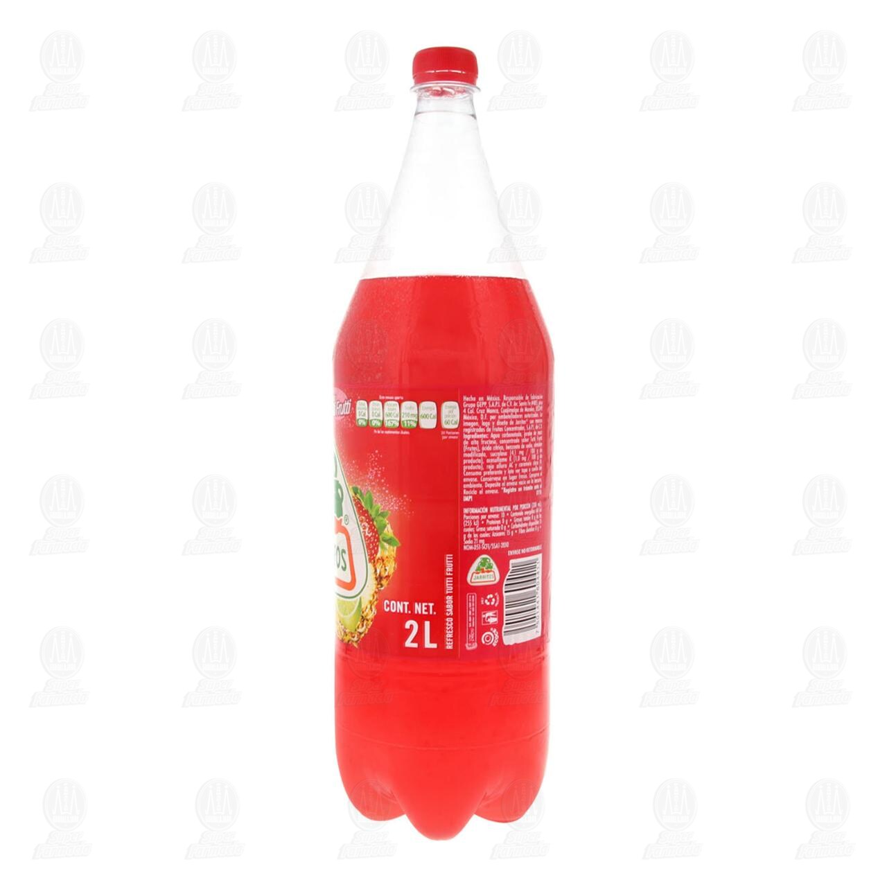 Refresco Jarritos Sabor Tutti Fruti, 2 l. image number 2