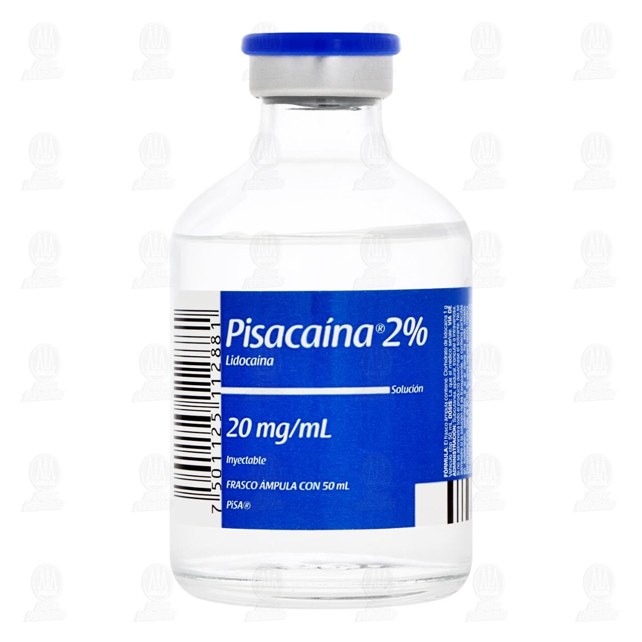 Pisaca&iacute;na 2% 20mg/ml Soluci&oacute;n Inyectable, 50 ml. image number 1