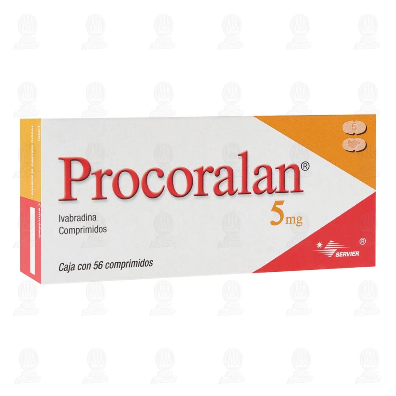 Procoralan 5 mg, 56 Comprimidos. image number 0