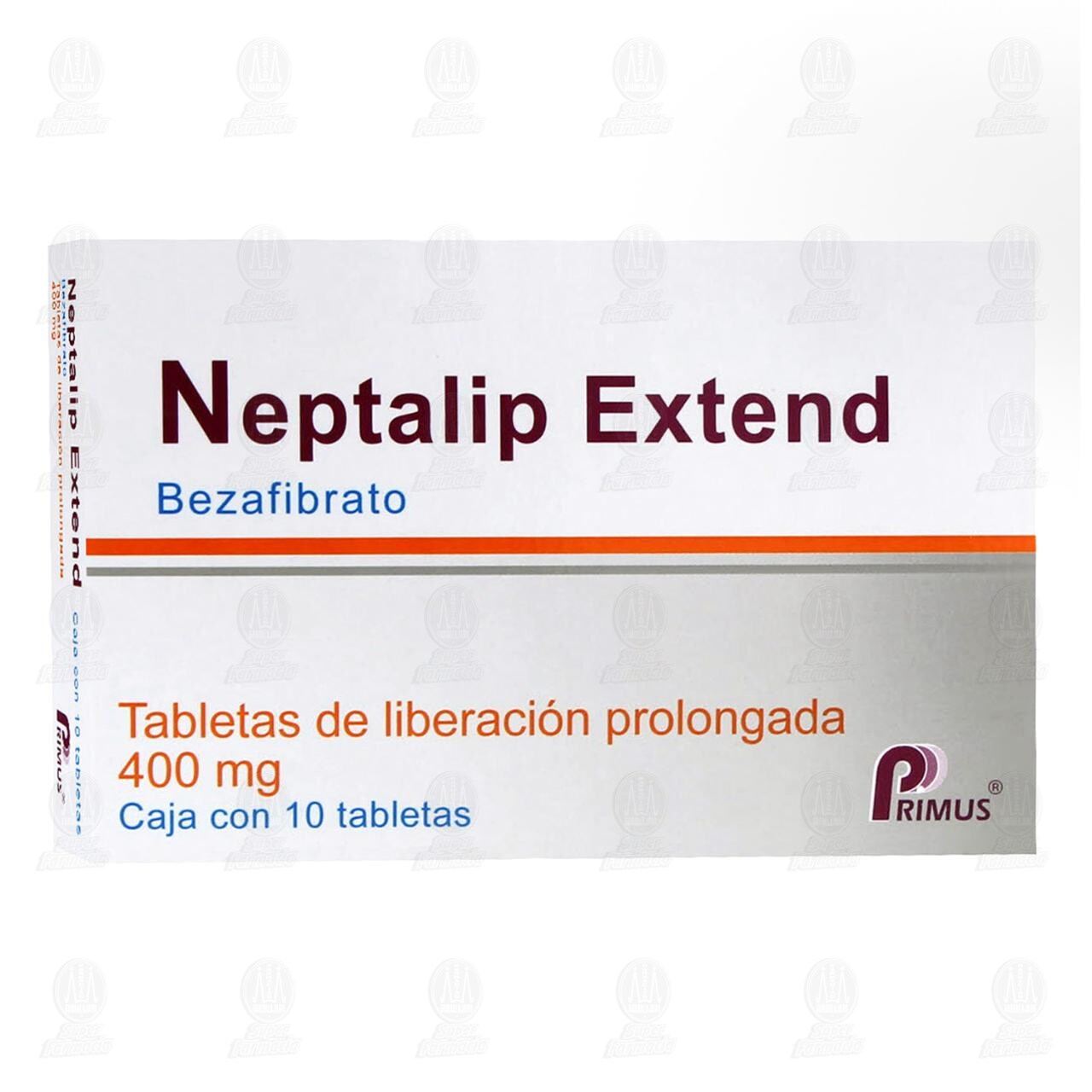 Neptalip Extend 400 mg, 10 Tabletas. image number 0