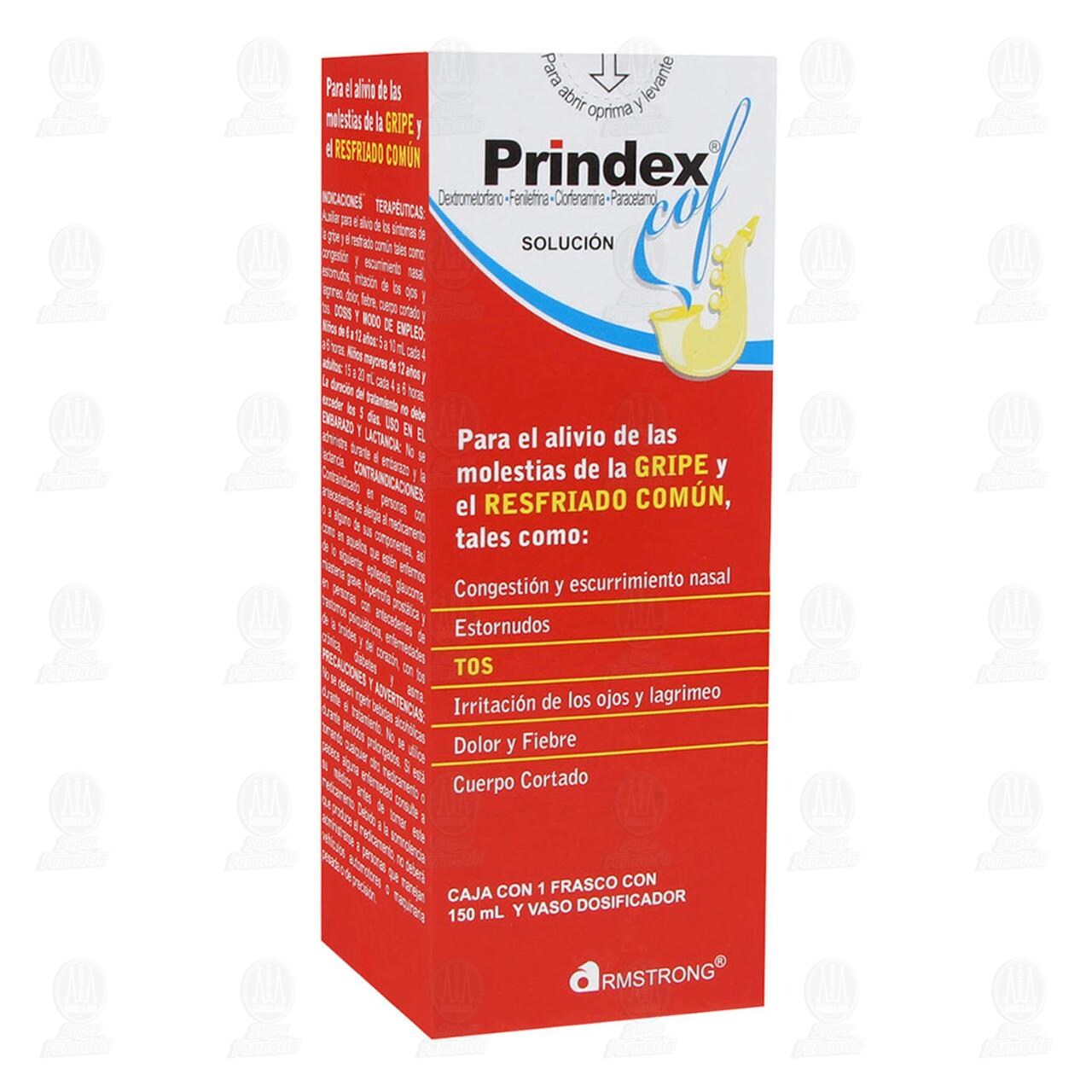 Prindex Cof, Solución 150 ml.