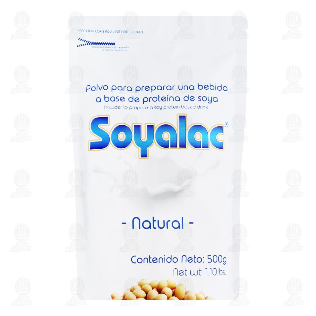 Polvo Soyalac para Preparar Bebida a Base de Prote&iacute;na de Soya Sabor Natural, 500 gr.