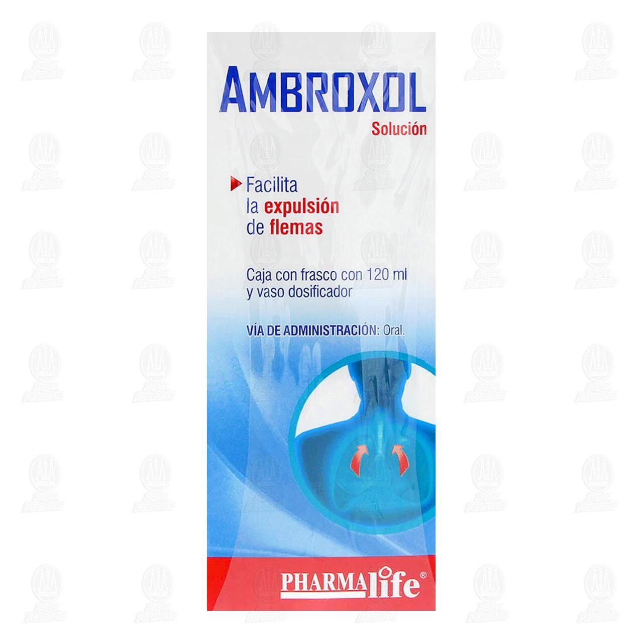Ambroxol Soluci&oacute;n 2 Cajas con Frasco, 120ml c/u Pharmalife. image number 2