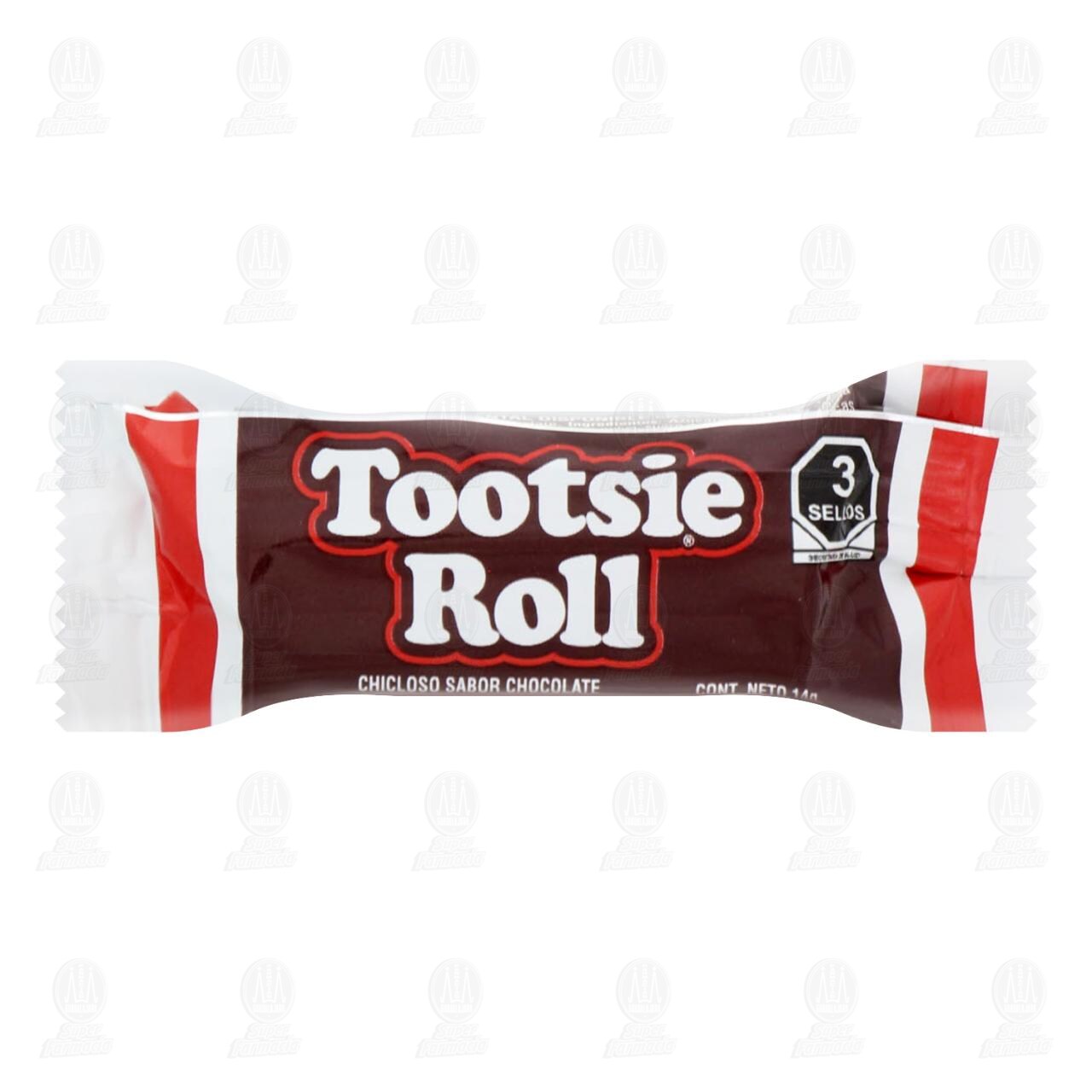 Chicloso Tootsie Roll Sabor Chocolate, 14 gr. image number 1
